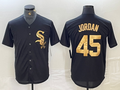 Custom #45 Black CWS Baseball Shirt Top