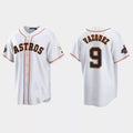 Custom #9 White 2023 HOU Baseball Shirt Top