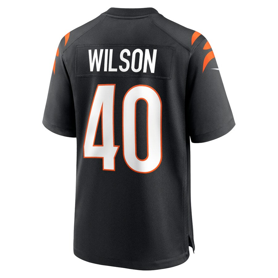 Custom #40 Black CIN Football Shirt Top