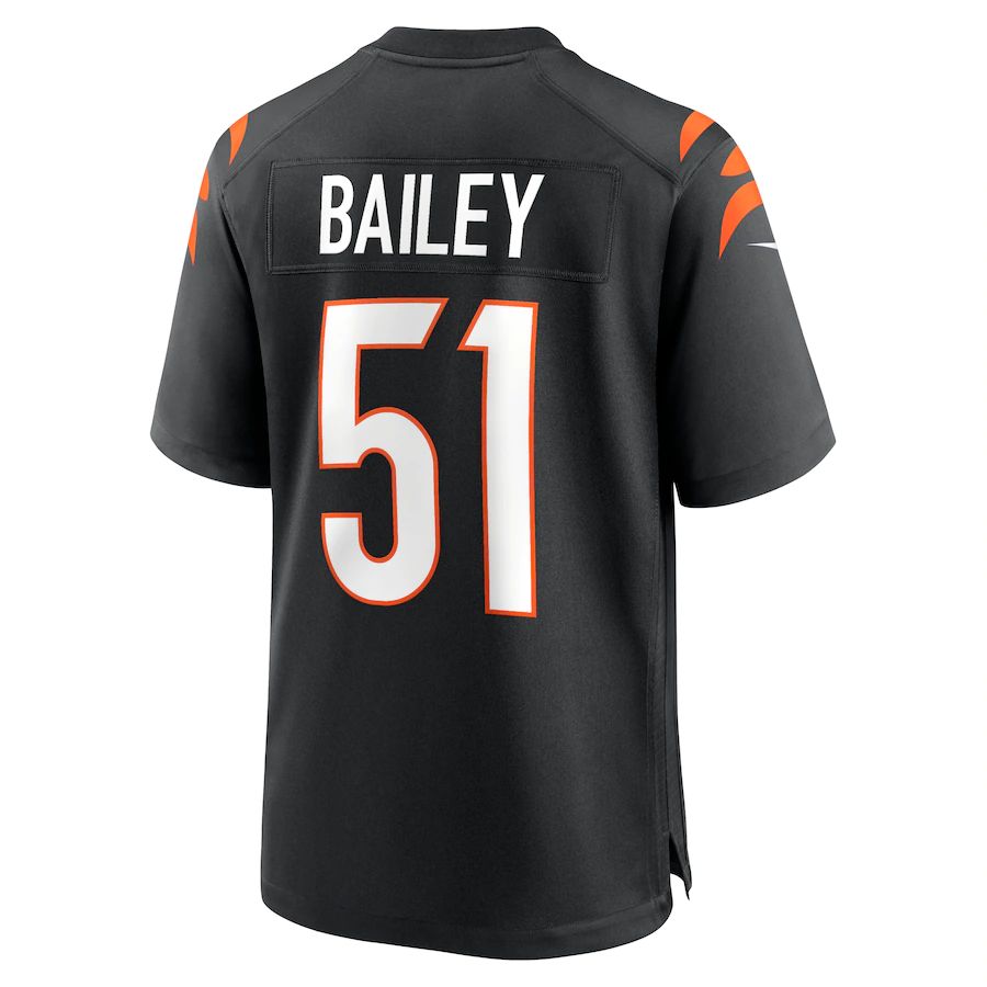 Custom #51 Black CIN Football Shirt Top