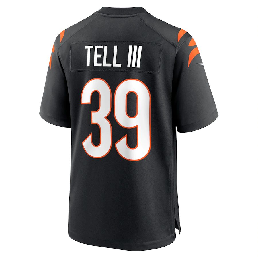 Custom #39 Black CIN Football Shirt Top