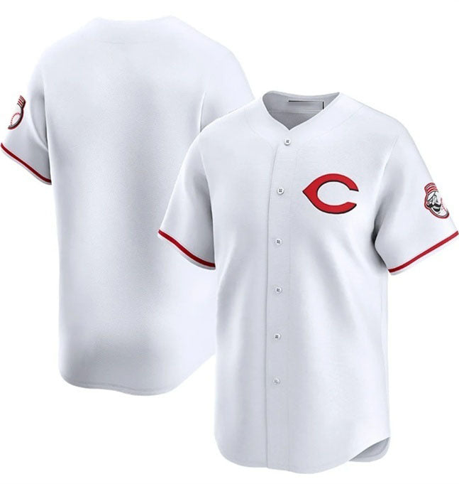 Custom White 2025 CIN Baseball Shirt Top
