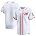 Custom White CIN Baseball Shirt Top
