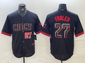 Custom #27 Black 2023 City Connect CIN Baseball Shirt Top