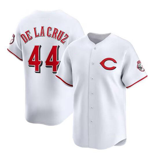 Custom #44 White 2025 CIN Baseball Shirt Top