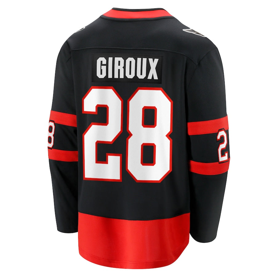 Custom #28 Black OTT Hockey Shirt Top