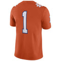 Custom #1 Orange Football Shirt Top