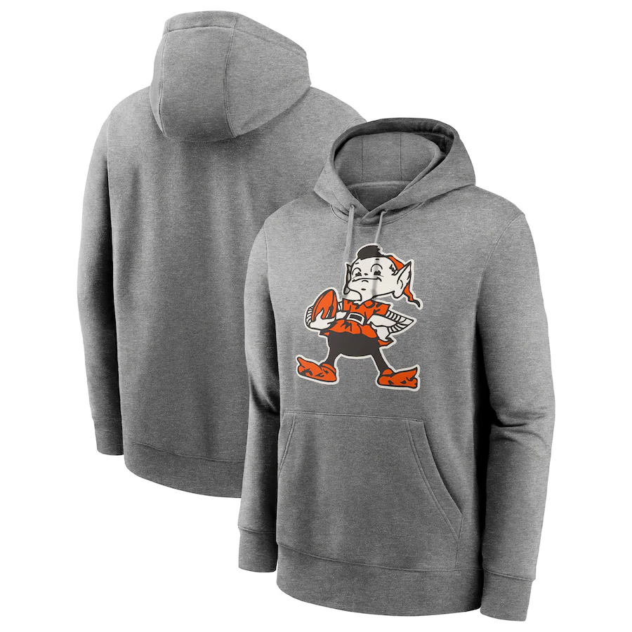 Custom Gray CLE Football Shirt Top