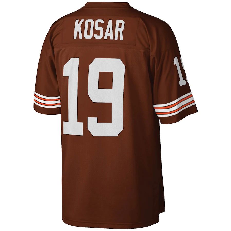 Custom #19 Brown CLE Football Shirt Top