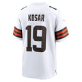 Custom #19 White CLE Football Shirt Top