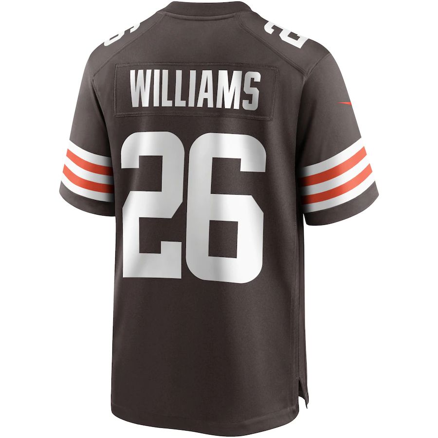 Custom #26 Brown CLE Football Shirt Top