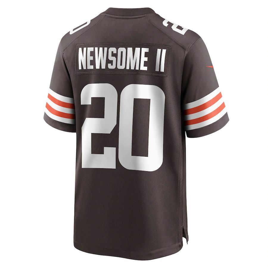 Custom #20 Brown CLE Football Shirt Top