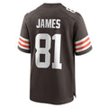 Custom #81 Brown CLE Football Shirt Top