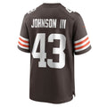 Custom #43 Brown CLE Football Shirt Top