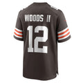 Custom #12 Brown CLE Football Shirt Top