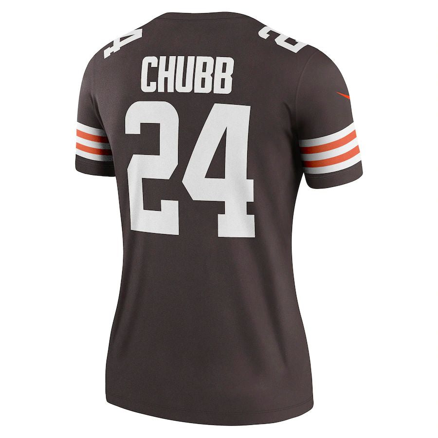 Custom #24 Brown CLE Football Shirt Top