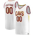 Custom White CLE Basketball Shirt Top