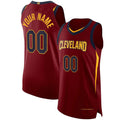 Custom Maroon CLE Basketball Shirt Top