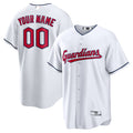 Custom White CLE Baseball Shirt Top