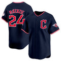 Custom #24 Navy 2025 CLE Baseball Shirt Top