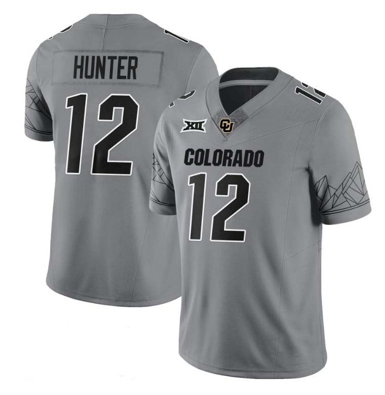 Custom #12 Gray 2024 Football Shirt Top