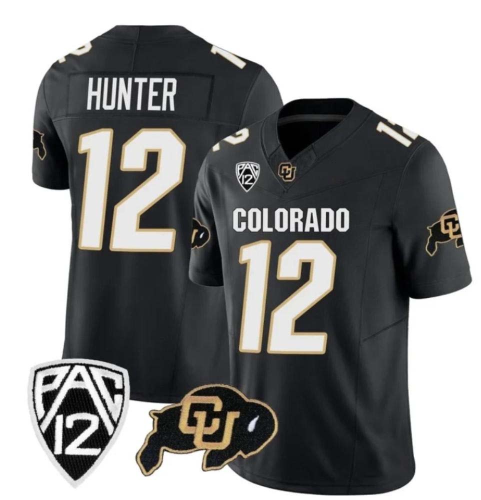 Custom #12 Black 2023 Football Shirt Top