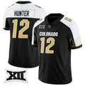 Custom #12 Black 2024 Football Shirt Top