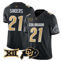 Custom #21 Black 2024 Football Shirt Top