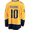Custom #10 Gold NSH Hockey Shirt Top