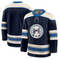 Custom Blue CBJ Hockey Shirt Top