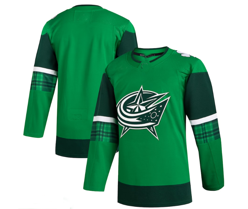 Custom Blue 2023 CBJ Hockey Shirt Top