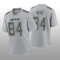 Custom #84 Gray NYJ Football Shirt Top