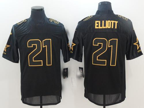 Custom #21 Black DAL Football Shirt Top