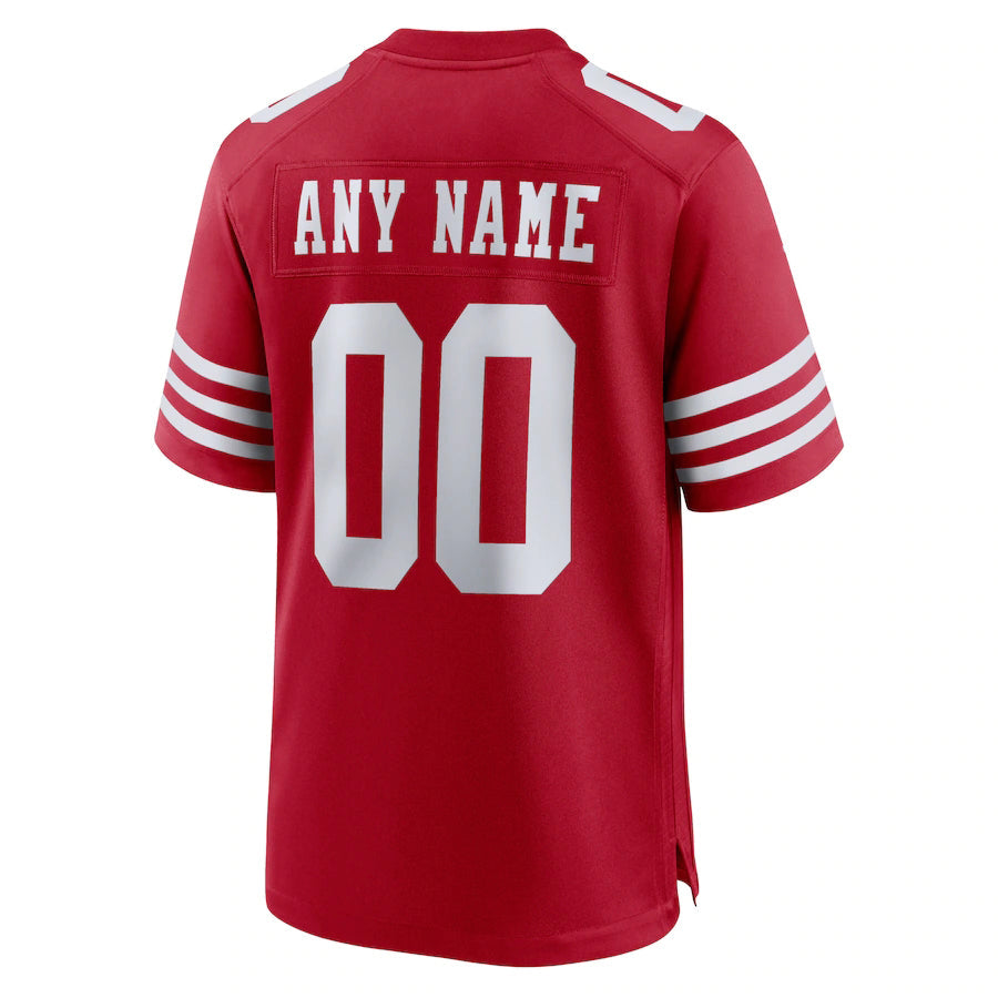 Custom Red 2022 SF Football Shirt Top