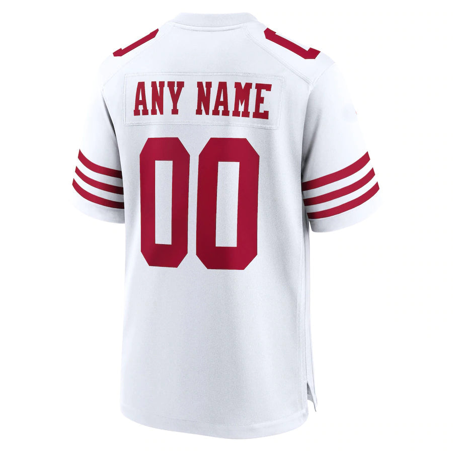 Custom White 2022 SF Football Shirt Top