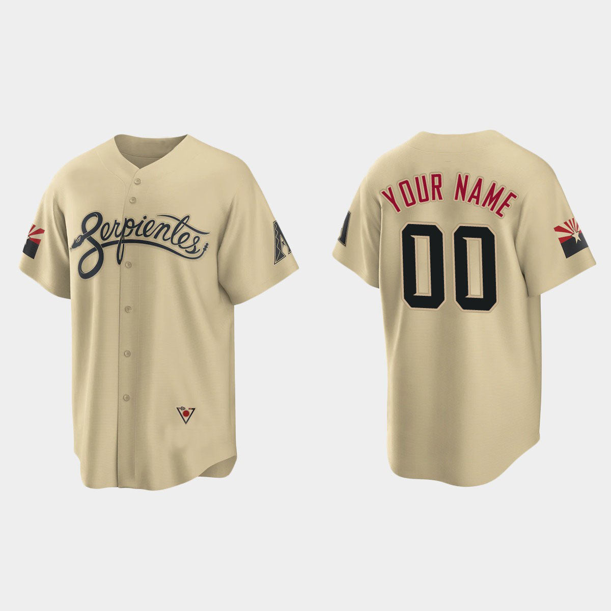 Custom Gold 2022 City Connect Baseball Shirt Top