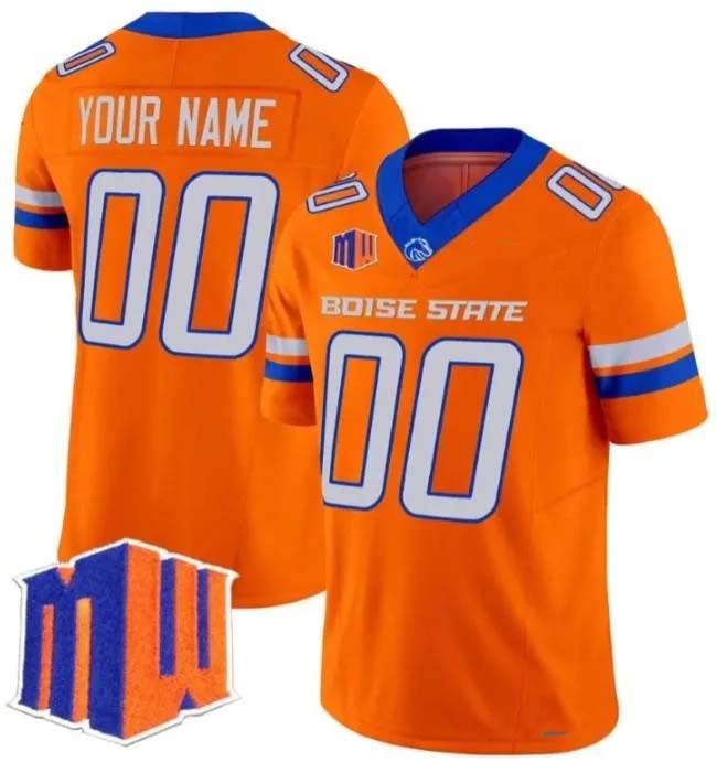 Custom Orange DEN Football Shirt Top