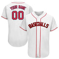 Custom Red BOS Baseball Shirt Top