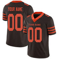 Custom Brown CLE Football Shirt Top