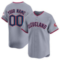 Custom Gray CLE Baseball Shirt Top