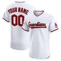 Custom White CLE Baseball Shirt Top