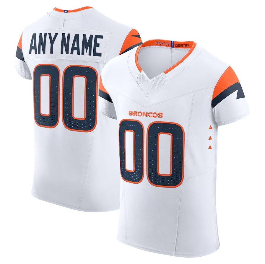 Custom White DEN Football Shirt Top