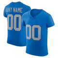 Custom Blue DET Football Shirt Top
