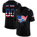 Custom Black DET Football Shirt Top