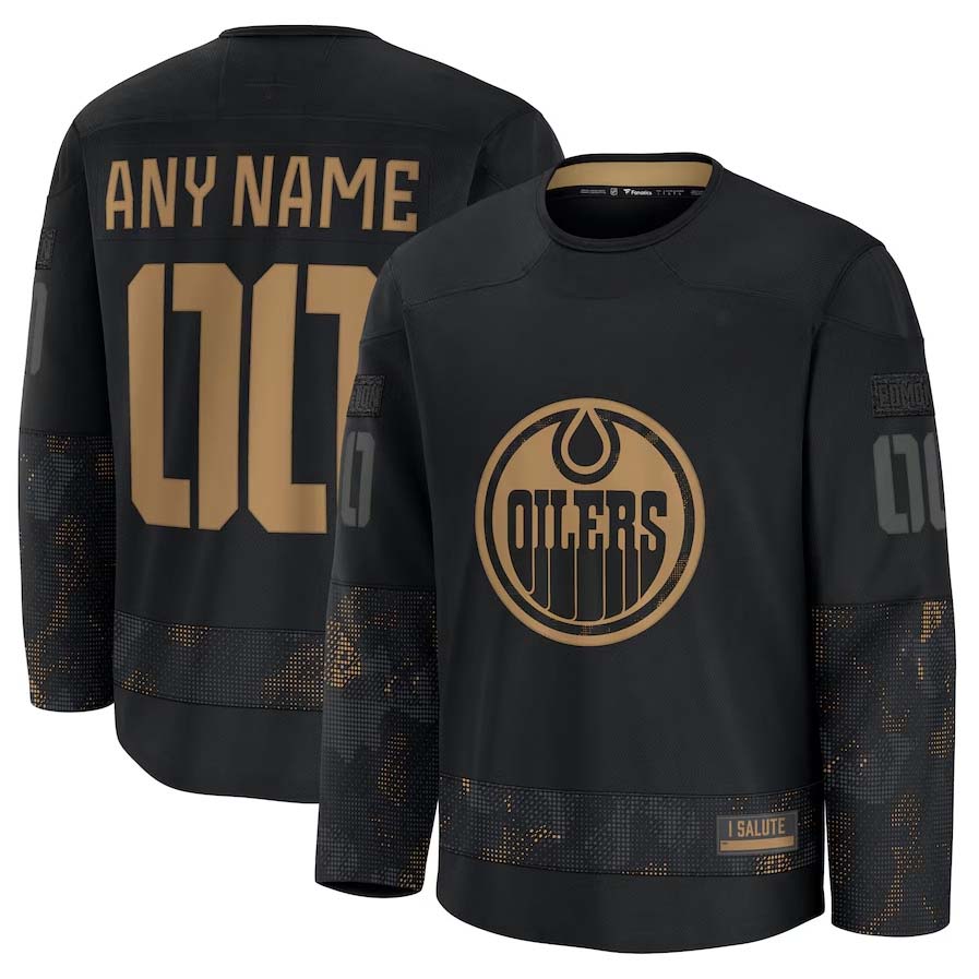 Custom Black 2024 EDM Hockey Shirt Top