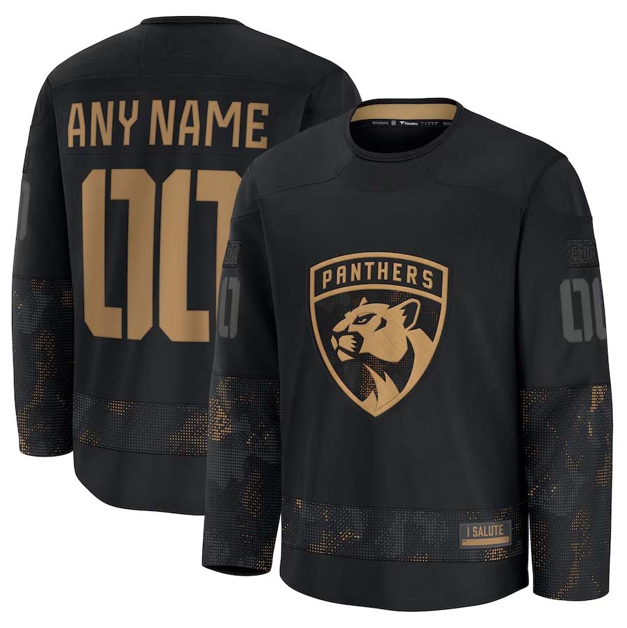 Custom Black 2024 FLA Hockey Shirt Top