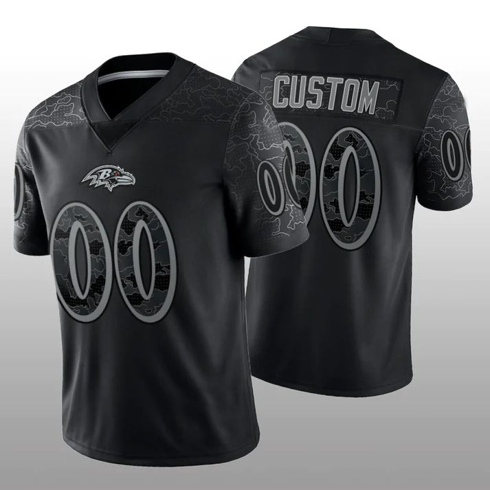 Custom Black BAL Football Shirt Top
