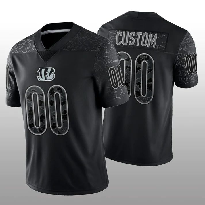 Custom Black CIN Football Shirt Top