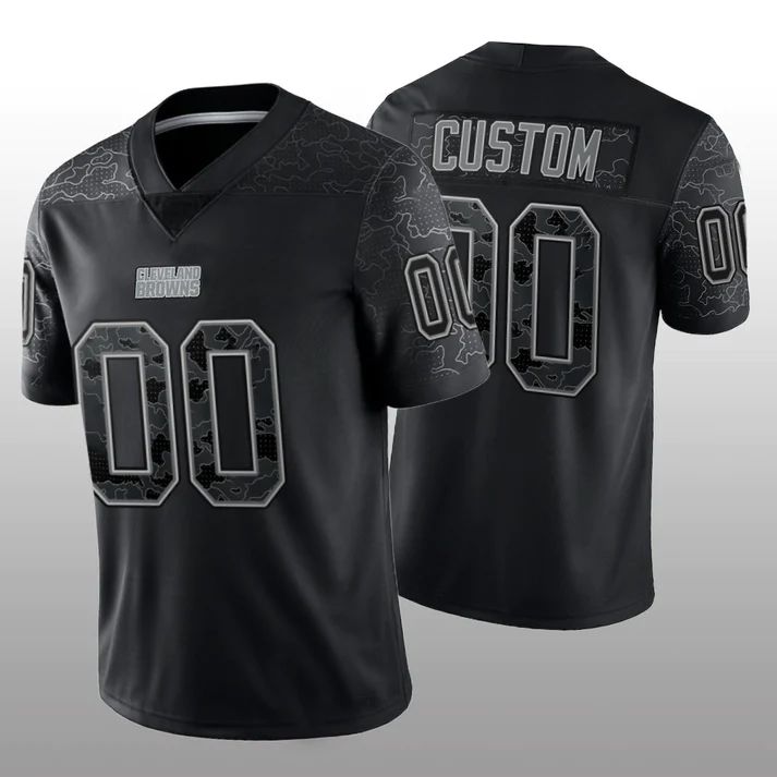 Custom Black CLE Football Shirt Top