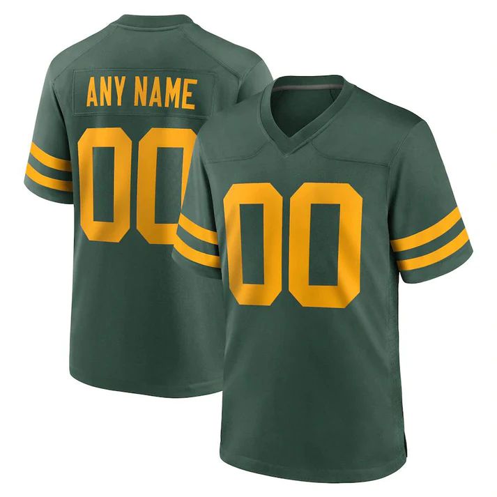 Custom Green GB Football Shirt Top